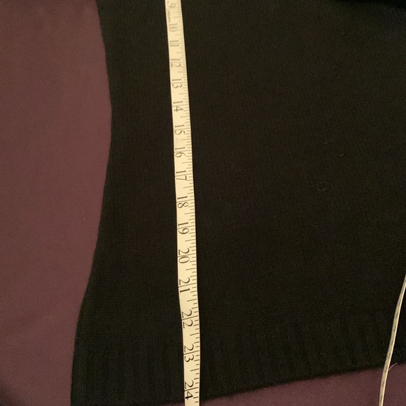 Aqua Cashmere one shoulder sweater, Sz S - Picture 7 of 9